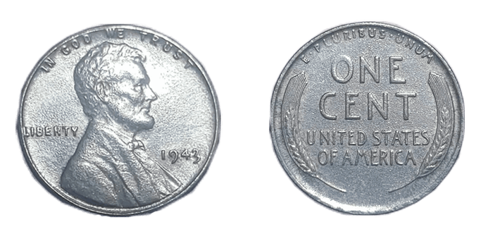 the picture of fake 1943 Steel Penny. It shines like it's made of silver
